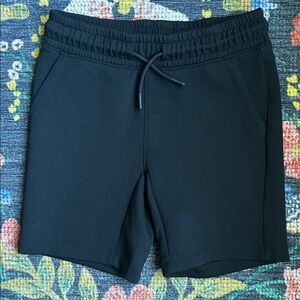 Art Class Boys Black Tech Sweat Shorts, Size S (6-7)